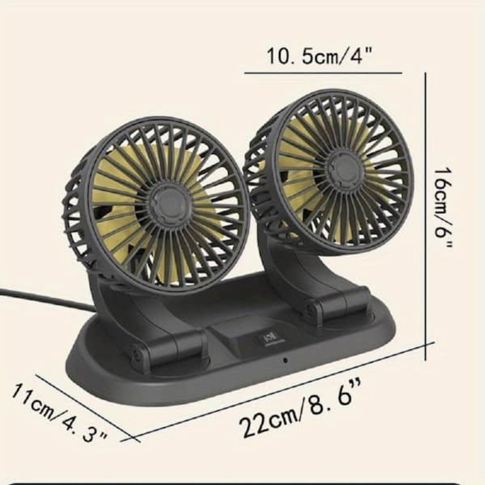 Double fan USB cable